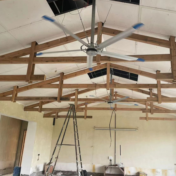 5Pcs Blade PMSM Motor Core Components 3.0m 10FT Industrial Ceiling Fan for