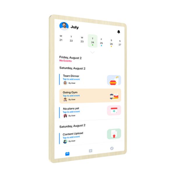 ELC New design calendar checklist display RK3576 android 13 smart touch screen