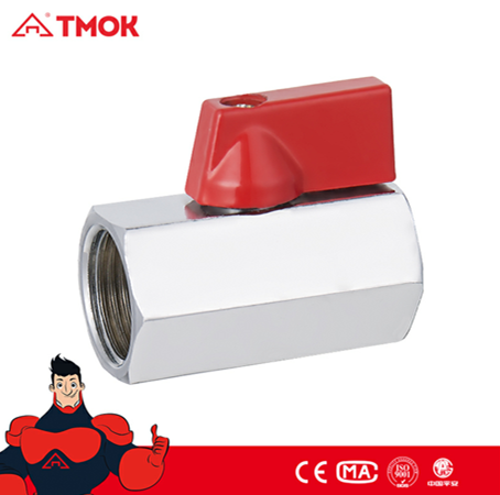 China manufacturers Forged BSP thread full port male chrome plated brass mini ball valve with high quality