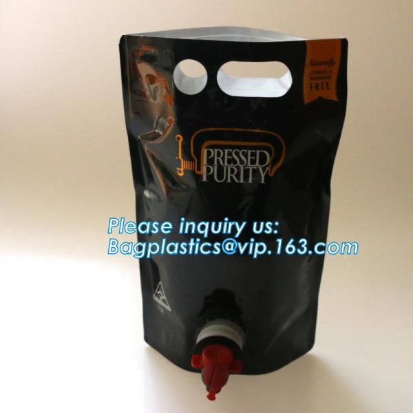 wine bag with spout,Aluminum Foil Bag With Spout Tap Wine Pouch,spout pouch/Food
