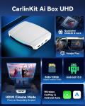 Android 13 HDMI Output TBox UHD Wireless Adapter CarPlay Android Auto AI Box
