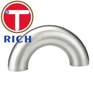 China Asme Standard B16.9 Din 2605 Stainless Steel Elbow 180 Degrees Equal Shape on sale