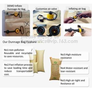 Inflatable Void Fill Air Cushion, Pillow Dunnage Airbags, Shipping Container