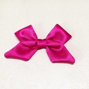 China Red Ribbon Bow Crafts Fabric Material 8cm Long Gift Packing Eco - Friendly on sale