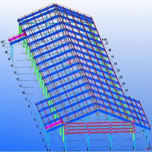 Galvanized Steel Structure Poultry House Building Farm Chicken Coop Steel Frame