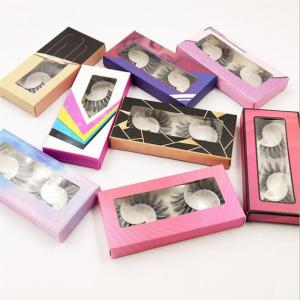 Recyclable Eyelash Extension Packaging Box Magnetic Rigid Box UV Coated