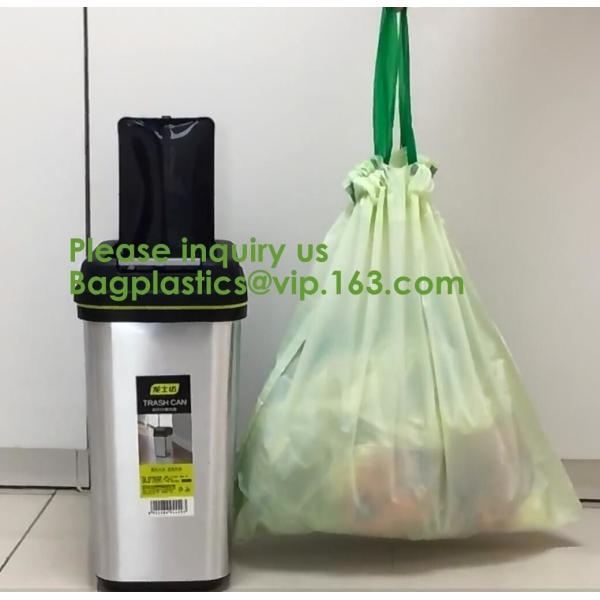 Custom Cornstarch 100% Compostable Biodegradable Trash bag,PLA compostable