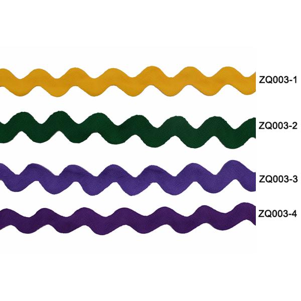 Black Polyeseter Cotton 3.5cm Jumbo Rick Rack