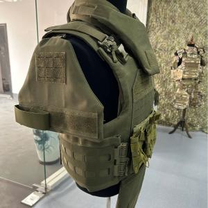 Removable Shoulder Strap Combat Tactical Vest with Molle System and Adjustable