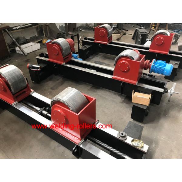 Quality 10T Conventional Pipe Welding Rotator For Pipe Butt With PU With Bolt Adjustment wholesale