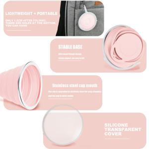 270ml Portable Ultra Thin Flexible Silicone Folding Cup