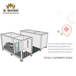 Emergency Container Hospital Fast Build Isolation Room Made In China