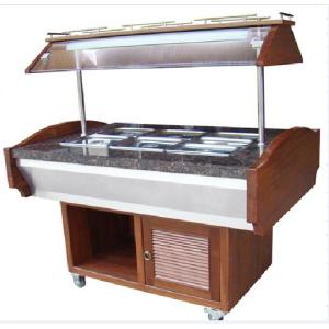 Salad Buffet Commercial Buffet Equipment With Marble Stone Base NN-SB 1400