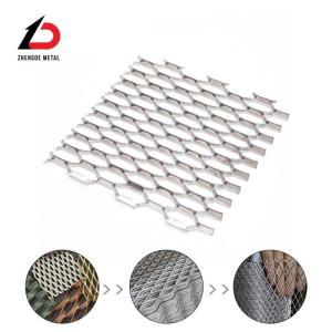Exquisite Width 7*12 Mm Expanded / Stretched Metal Mesh For Dust Filter
