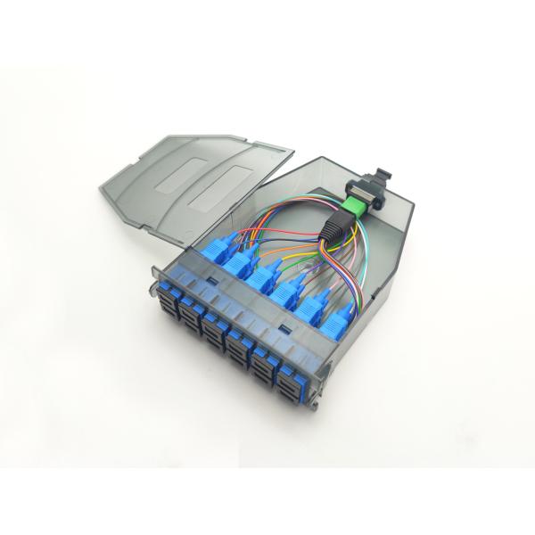 YINGDA Plastic Transparent 12 Fiber MPO To SC Module Single Mode Simplex Adapter