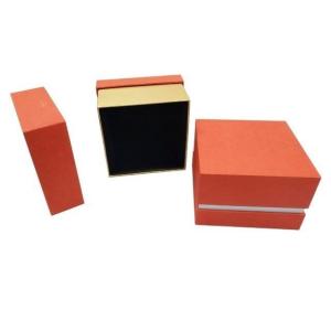 Gold Foil Stamping Logo Custom Paper Packaging Box 12x12x5cm Size With Foam