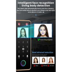 G5S Face Recognition Fingerprint Card Passcode Electronic Glass Door Lock for