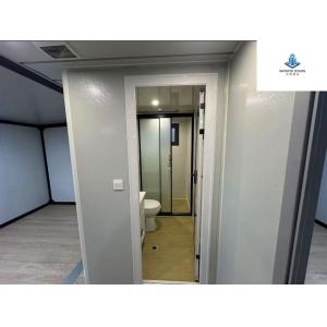 Foldable Expandable Container House With Insulation Fireproof Rock Wool Panels