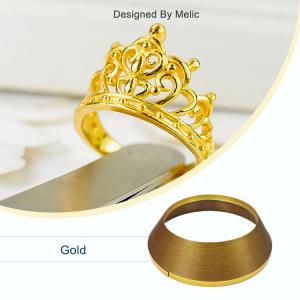 Gold 2.0cm Led Modules Plastic Trim Cap , Led  Strip Trim