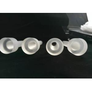 Personalized Fused Quartz Rod Transparent / Translucent Silica Mace