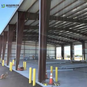 Precision Prefab Steel Warehouse Bolted Connection Portal Frame Structure