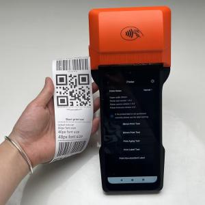 WiFi Hand Billing Machine Customized Mobile POS System For Restaurants
