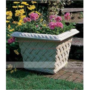 China Marble Stone Flowerpot European Style Flower Pot(YKFP-32) on sale