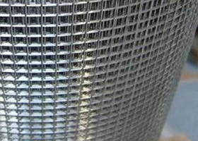 Aluminum Rigid Galvanized Square Mesh / Galvanized Woven Wire Mesh