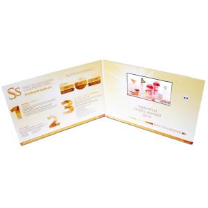 Customizable 3.6” LCD Video Folder with 128MB Memory and Professional CMYK