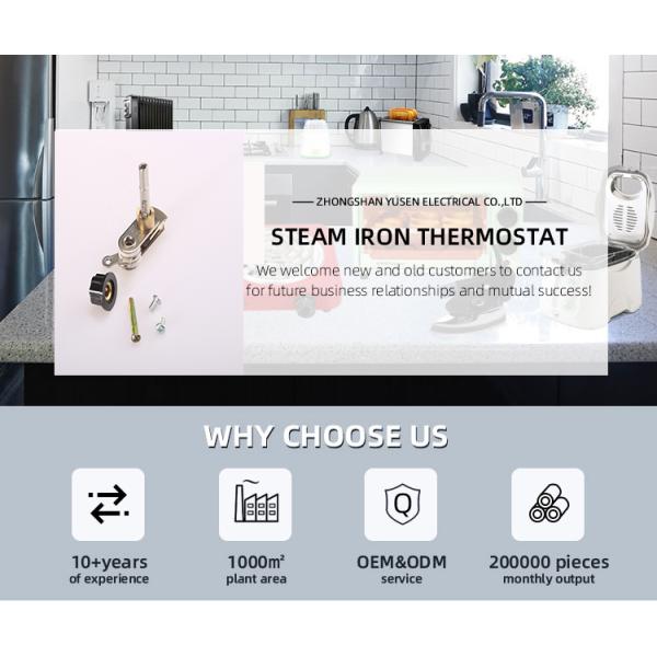 VDE Voltage Current 250V / 12A 120V Bimetal Adjustable Thermostat 96 Iron Thermostat