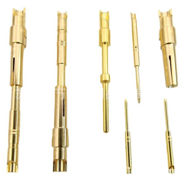 Quality Customized Part Spring Loaded Electrical Contact Pin/Plunger Barrel /Brass Gold Pogo Pin wholesale