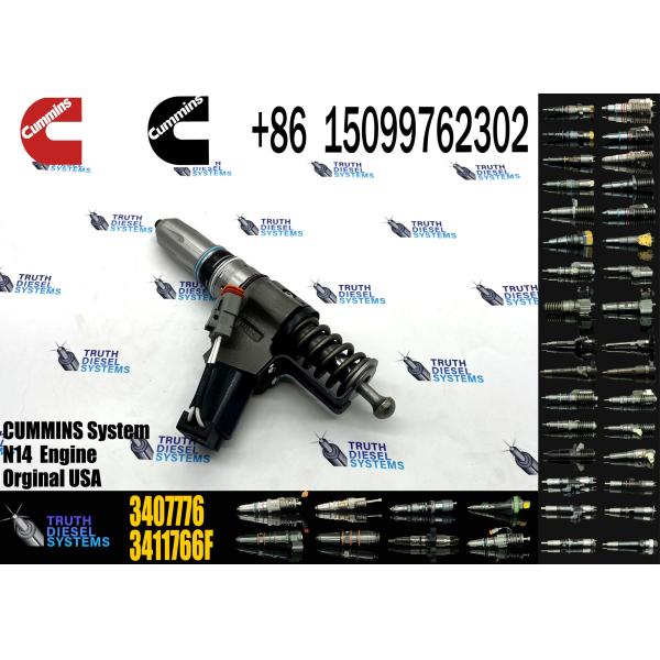 Quality Common Rail Diesel Fuel Injector 3407776 3411385 3087558F 3411766 3083846 3083622 3411759 4384360 For Cum-mins QSN14 N14 wholesale