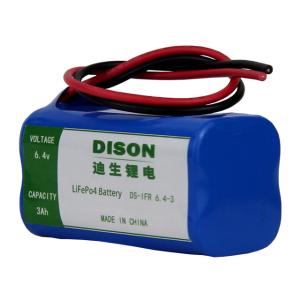 Emergency Lighting Good Safety 6.4v 3.0Ah LiFePo4 Lithium Battery Pack with Self