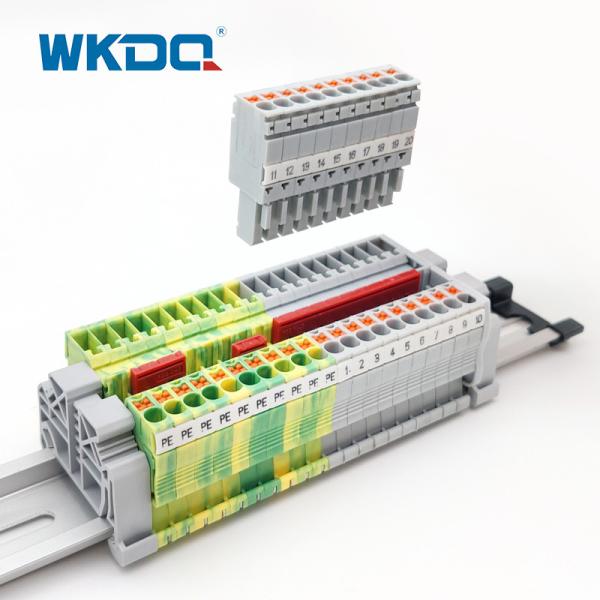 JPT 2.5/1P Plug In Connection Terminal Block Quick CE Certificate For Self