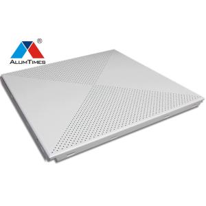 Clip In Aluminium Perforated Ceiling White Color Dia 1.8mm For Passenger Terminals