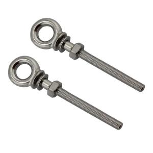 High Strength Lifting Eye Bolts And Nuts With Polished Finish In 316 Stainless