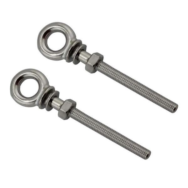 Quality High Strength Lifting Eye Bolts And Nuts With Polished Finish In 316 Stainless Steel wholesale