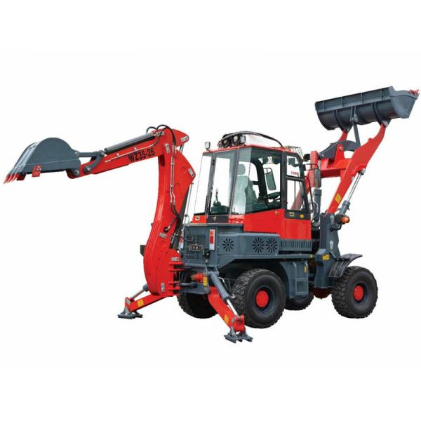 Quality 4x4 Backhoe Loader 8ton Backhoe 79kW Engine Backhoe With Quick Coupler Multifunction Backhoe wholesale