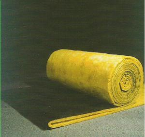 Cheap Sound Absorption Glass Wool Blanket / Felt Roll Faced With Black Glass Tissue for sale