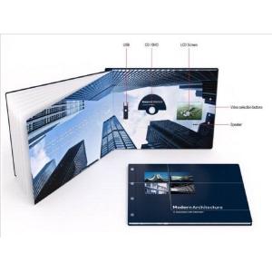 Cheap Promotional handmade digital video brochure , Multi - page lcd video card for sale