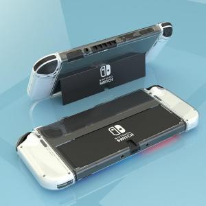 Upgraded Nintendo Switch OLED Clear PC Kit Case Sleek And Sturdy Ultimate