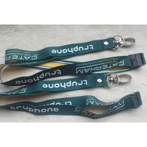 Soft Ribbon Material Promotional Printing Satin Lanyard With Custom Logo