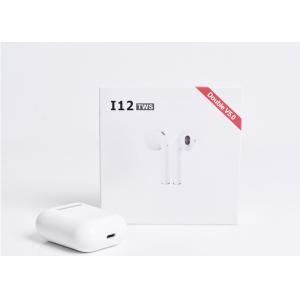 Waterproof IPX 4 TWS I12 Earbuds HIFI Sound Pop Up Window System With Apple