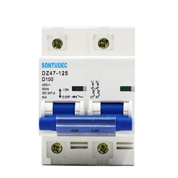 Quality 2 Poles 63A Din Rail installation MCB IP20 Protection Degree for Easy Installation wholesale
