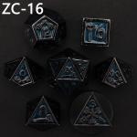 Customizable polyhedral dice set role-playing dice game RPG Dungeon and Dragon