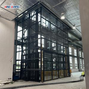 10 Tons 10 Meters High 2 Layers Hydraulic Cargo Elevator For Garage Use
