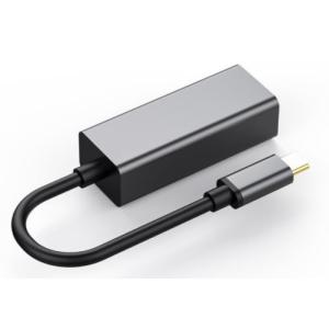 Laptop USB Type C Converter RJ45 1000Mbps Drive Free Grey / Silver