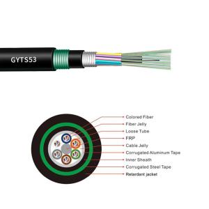 OUTDOOR FIBER OPTICAL CABLE GYTS/GYTA/GYFTY/GYXTW 2 24 96 144 288 CORE FIBER