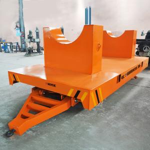 60 Tons Industrial Rail Cart For Steel Works Warehouse Working Speed 35m/Min