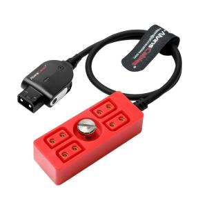 Alvin's Cables Smart D-tap Power Splitter Cable, Dtap Male to 4 Port DTap Female